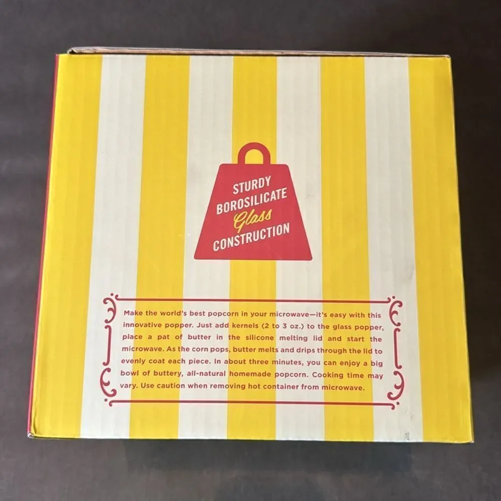 Williams Sonoma Popcorn Popper makes 2.5 qts Brand New